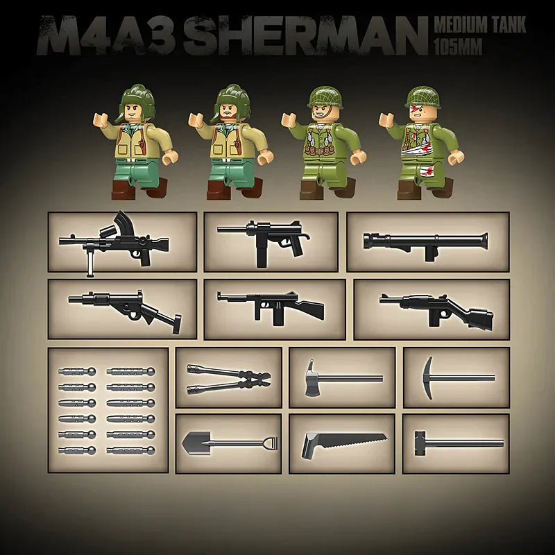 M4A3 Sherman Medium Tank 105mm