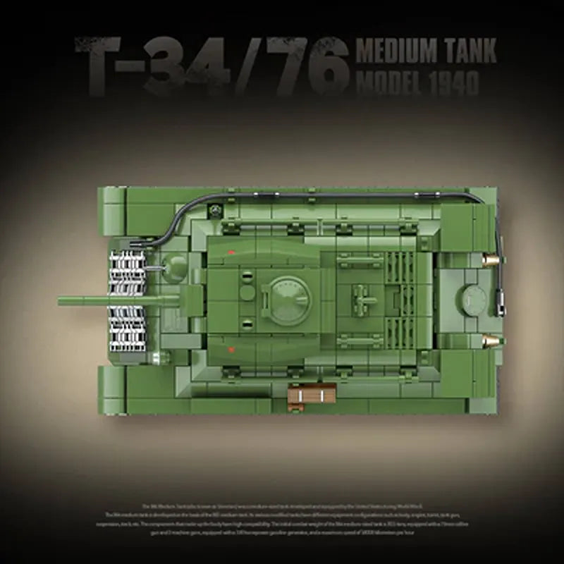 T34/76 Medium Tank Model 1941