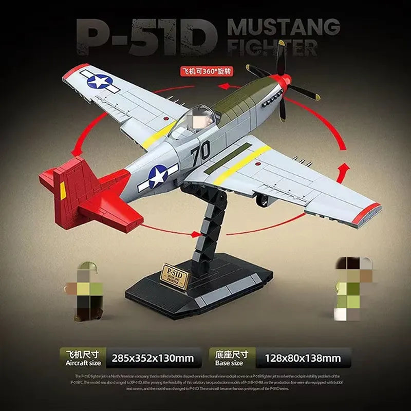 P-51D Mustang Fighter Plane