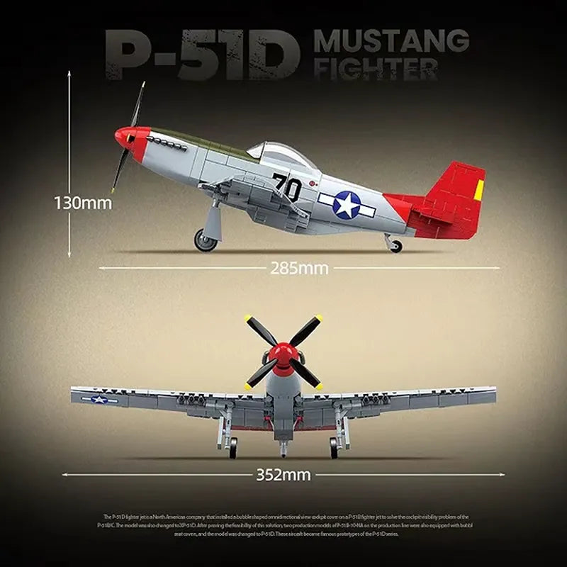 P-51D Mustang Fighter Plane