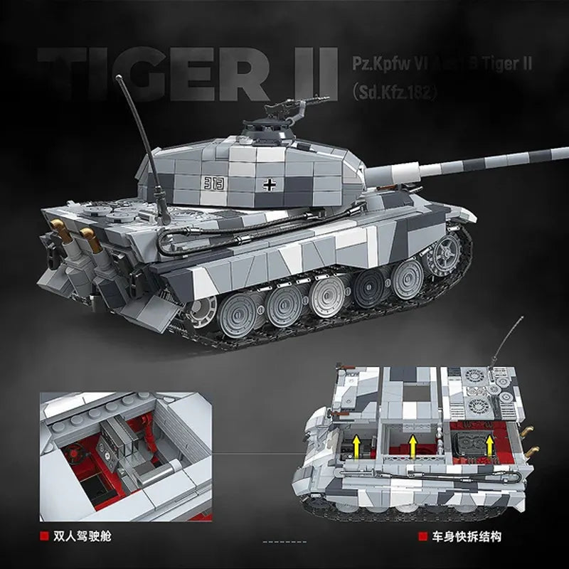 Tiger II Snow Camouflage