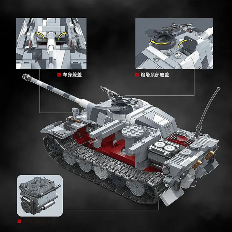 Tiger II Snow Camouflage