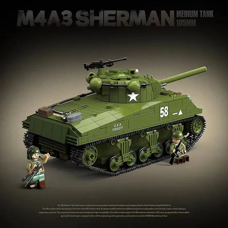M4A3 Sherman Medium Tank 105mm