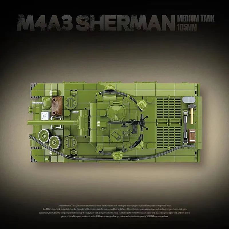 M4A3 Sherman Medium Tank 105mm