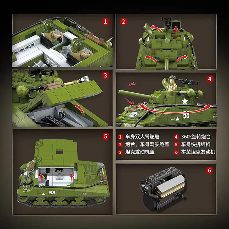 M4A3 Sherman Medium Tank 105mm