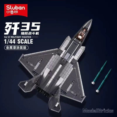 J-35 Stealth Fighter Metallic Version