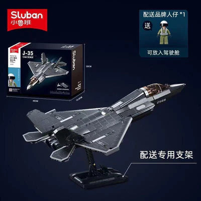 J-35 Stealth Fighter Metallic Version